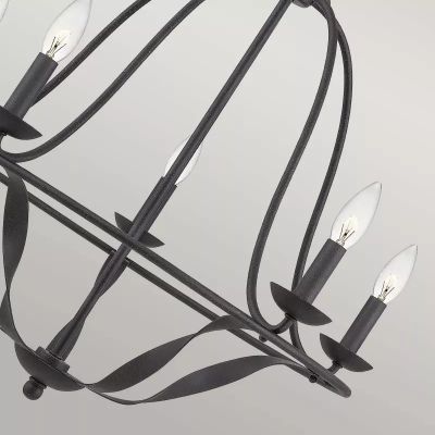 Elstead Lighting Bradbury lampa wisząca 5x40 W popielaty QZ-BRADBURY5-GK