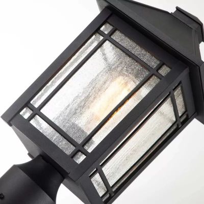 Elstead Lighting Cedar Point lampa stojąca zewnętrzna 1x60 W czarna QZ-CEDAR-POINT3-M-BK