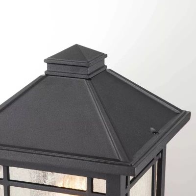 Elstead Lighting Cedar Point lampa stojąca zewnętrzna 1x60 W czarna QZ-CEDAR-POINT3-M-BK