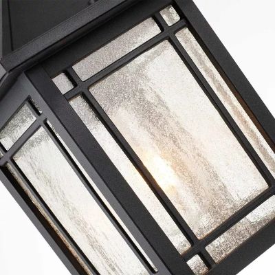 Elstead Lighting Cedar Point lampa wisząca zewnętrzna 1x60 W czarna QZ-CEDAR-POINT8-M-BK