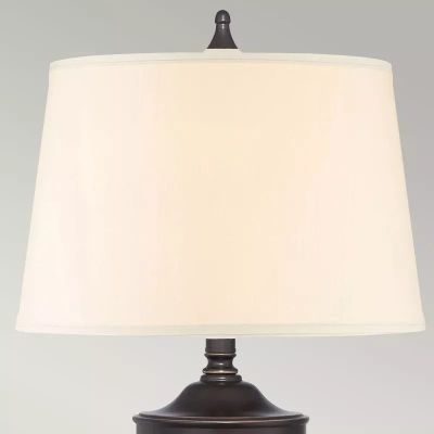 Elstead Lighting Dennison lampa stołowa 1x60 W palladiański brąz/kremowa QZ-DENNISON-PB