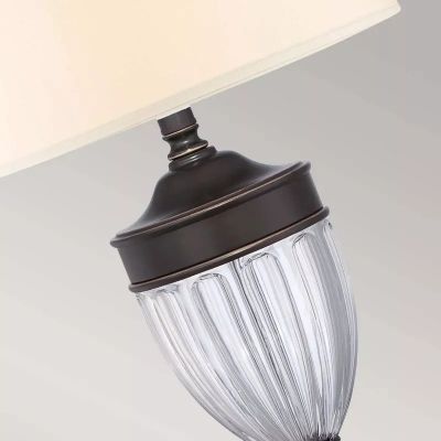 Elstead Lighting Dennison lampa stołowa 1x60 W palladiański brąz/kremowa QZ-DENNISON-PB