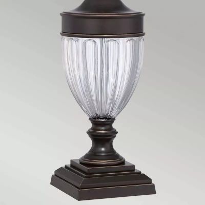 Elstead Lighting Dennison lampa stołowa 1x60 W palladiański brąz/kremowa QZ-DENNISON-PB