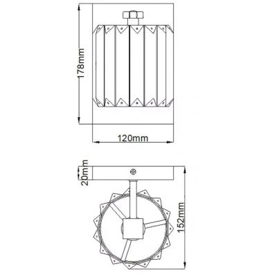 Elstead Lighting Divine kinkiet 1x3 W polerowany chrom QZ-DIVINE1-PC-BATH