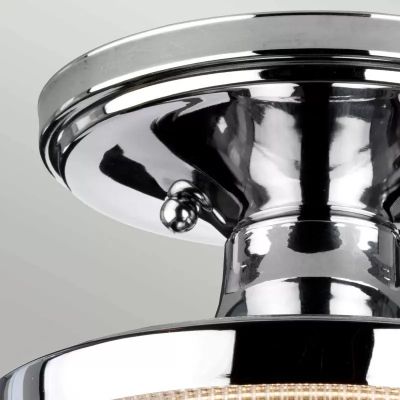 Elstead Lighting Dublin lampa podsufitowa 1x40 W polerowany chrom QZ-DUBLIN-SF-PC