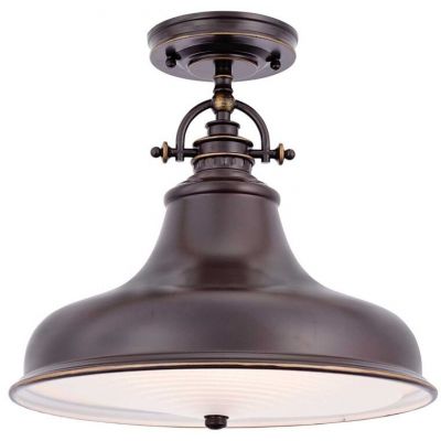 Elstead Lighting Emery lampa wisząca 1x60 W brąz palladiański QZ-EMERY-P-M-PN