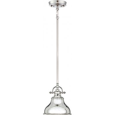 Elstead Lighting Emery lampa wisząca 1x60 W imperialne srebro QZ-EMERY-P-S-IS