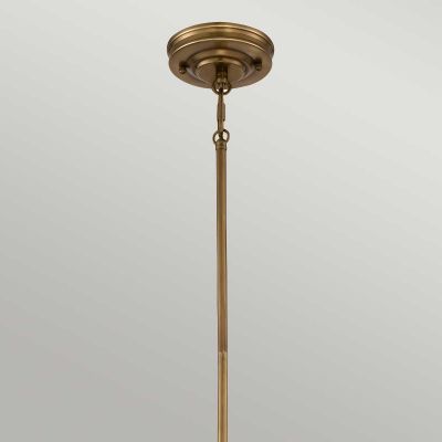 Elstead Lighting Emery lampa wisząca 1x60 W postarzany mosiądz QZ-EMERY-P-S-WS