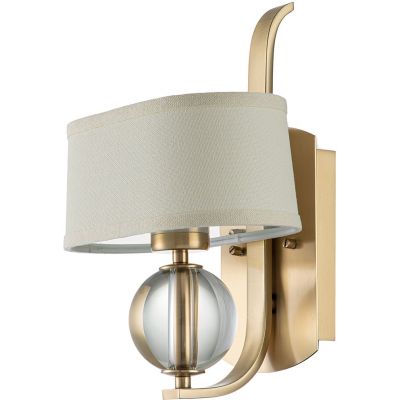 Elstead Lighting Gotham kinkiet 1x3 W LED szczotkowany mosiądz QZ-GOTHAM1-BB