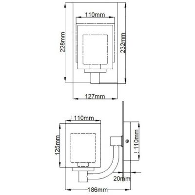 Elstead Lighting Kolt kinkiet 1x3 W polerowany chrom QZ-KOLT1-PC-BATH