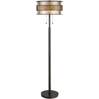 Elstead Lighting Laguna lampa stojąca 2x60 W renesansowa miedź/karmelowy QZ-LAGUNA-FL-A