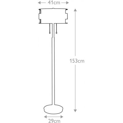 Elstead Lighting Laguna lampa stojąca 2x60 W renesansowa miedź/karmelowy QZ-LAGUNA-FL-A