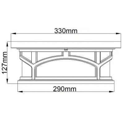 Elstead Lighting Marblehead plafon zewnętrzny 2x60 W biała QZ-MARBLEHEAD-F-WHT