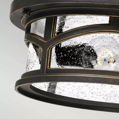 Elstead Lighting Marblehead plafon zewnętrzny 2x60 W palladiański brąz QZ-MARBLEHEAD-F