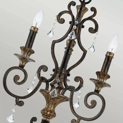 Elstead Lighting Marquette lampa wisząca 3x60 W postarzany brąz QZ-MARQUETTE3