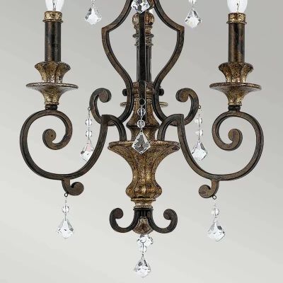 Elstead Lighting Marquette lampa wisząca 3x60 W postarzany brąz QZ-MARQUETTE3