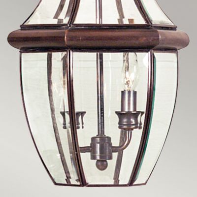 Elstead Lighting Newbury lampa wisząca 2x60 W lakierowana postarzana miedź QZ-NEWBURY8-L-AC