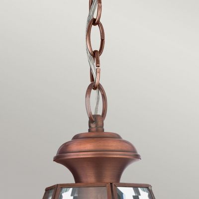 Elstead Lighting Newbury lampa wisząca 1x60 W lakierowana postarzana miedź QZ-NEWBURY8-M-AC