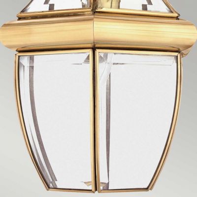 Elstead Lighting Newbury lampa wisząca 1x60 W lakierowany polerowany mosiądz QZ-NEWBURY8-M-PB