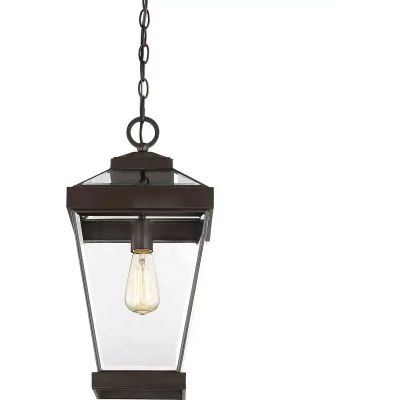 Elstead Lighting Ravine lampa wisząca 1x60 W brązowa QZ-RAVINE8-M