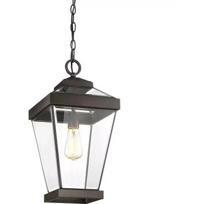 Elstead Lighting Ravine lampa wisząca 1x60 W brązowa QZ-RAVINE8-M