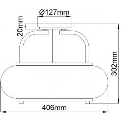Elstead Lighting Trilogy lampa podsufitowa 3x60 W stary brąz QZ-TRILOGY-SF-M