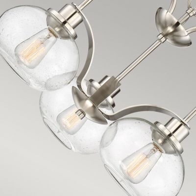 Elstead Lighting Trilogy lampa wisząca 3x60 W szczotkowany nikiel QZ-TRILOGY3-BN