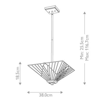Elstead Lighting Alderley lampa podsufitowa 2x60 W brązowa TF-ALDERLEY-F-P