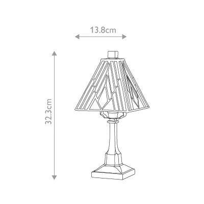 Elstead Lighting Alderley lampa stołowa 1x40 W brązowa TF-ALDERLEY-TL-S