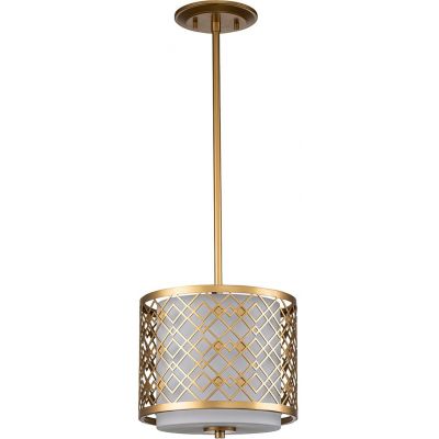 Elstead Lighting Ziggy lampa wisząca 2x40 W lakierowane złoto ZIGGY-1P-S-LG