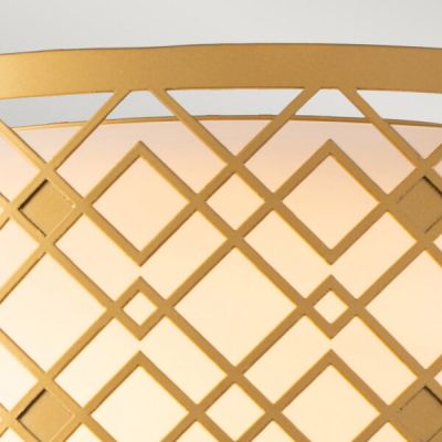 Elstead Lighting Ziggy plafon 2x60 W lakierowane złoto ZIGGY-F-M-LG