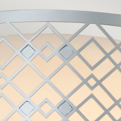 Elstead Lighting Ziggy plafon 2x60 W lakierowane srebro ZIGGY-F-M-LS