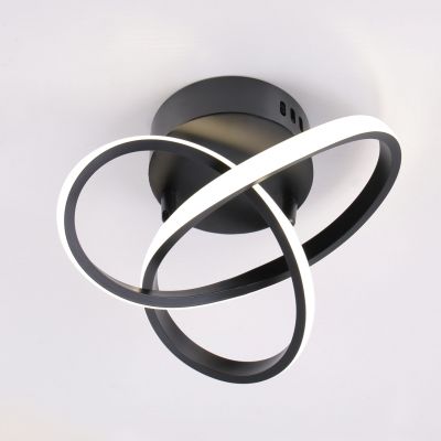 Goldlux Oskar lampa podsufitowa 1x15 W czarna 329677