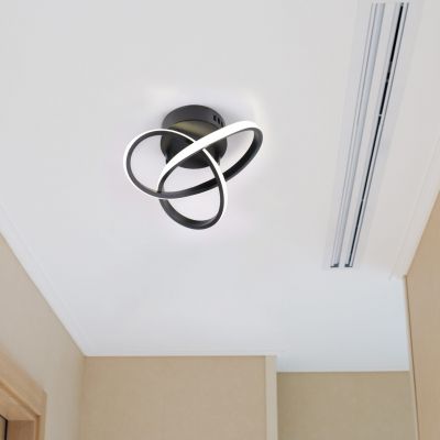 Goldlux Oskar lampa podsufitowa 1x15 W czarna 329677