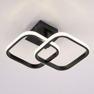 Goldlux Robert lampa podsufitowa 1x25 W czarna 329721