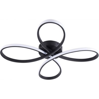 Goldlux Fiore lampa podsufitowa 1x42 W czarna 331816