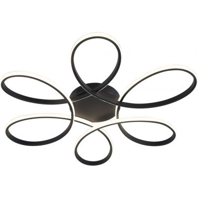 Goldlux Fiore XL lampa podsufitowa 1x42 W czarna 331823