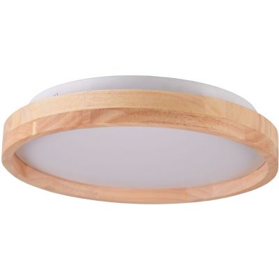 Goldlux Janusz plafon 1x12 W biały-drewno 331908