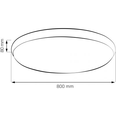 Goldlux Kern plafon 1x80 W biały-czarny 331915