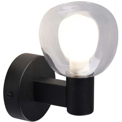 Goldlux Pola kinkiet 1x5 W czarny-przezroczysty 336019