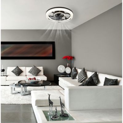 Globo Lighting Cirilla lampa podsufitowa 1x30 W czarna 03644