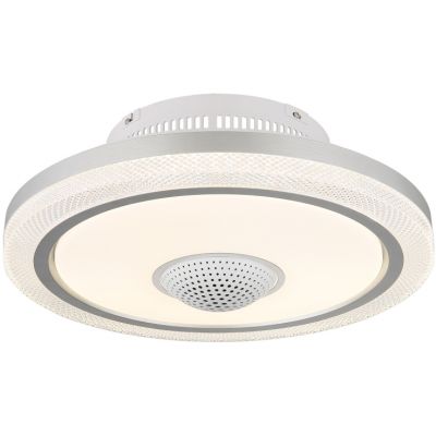 Globo Lighting Shelly lampa podsufitowa z wentylatorem 1x40 W biała 03664