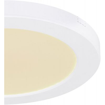 Globo Lighting Lasse plafon 1x18W LED biały/biały opalizowany 12379-18W