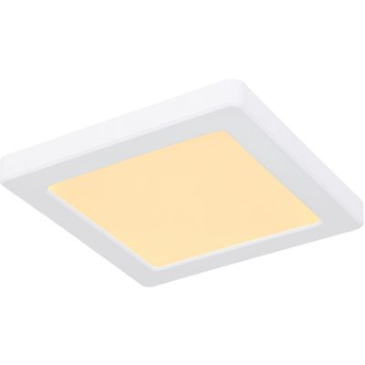 Globo Lighting Lasse plafon 1x12W LED biały/biały opalizowany 12380-12W