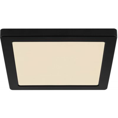 Globo Lighting Lasse plafon 1x18W LED czarny/biały opalizowany 12380-18B