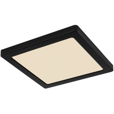 Globo Lighting Lasse plafon 1x18W LED czarny/biały opalizowany 12380-18B