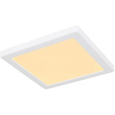 Globo Lighting Lasse plafon 1x18W LED biały/biały opalizowany 12380-18W