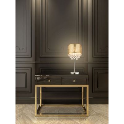 Globo Lighting Amy lampa stołowa 1x60W złota 15187T3