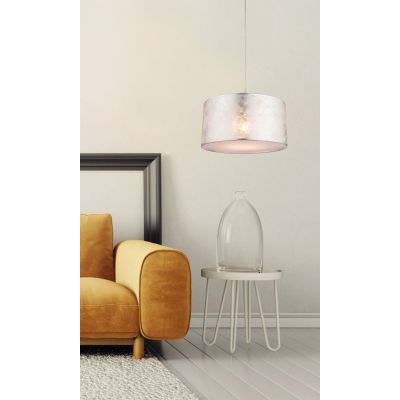 Globo Lighting Amy I lampa wisząca 1x60W srebrna 15188H