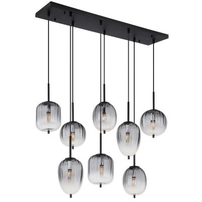 Globo Lighting Attila lampa wisząca powyżej 6x40 W czarna 15215-8